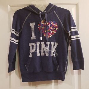 Pink Victoria Secret hoodie I Love Pink